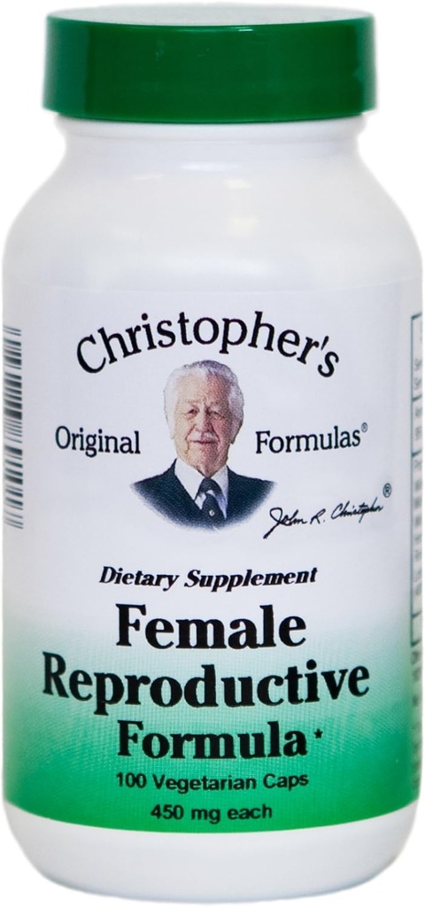 Christopher's Original Formulas Γυναικεία Αναπαραγωγική Φόρμουλα – 100 Χορτοφαγικές Κάψουλες – Βότανο Blend για γυναίκες