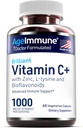 Βιταμίνη C 1000mg Σύμπλεγμα με L-λυσίνη 500mg, Ψευδάργυρος 12mg, Βιοφλαβονοειδή 300mg.