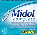 Midol Complete Gelcaps, 24Kap Kutuları (yüzde 5), Ambalaj Vary
