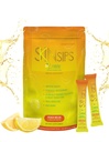 Skin Health & Energy Boost Drink Mix- Sugar Free, SOD B (TM), Fransız Melon Focus'dan Antioksiler, Go Stick Packs, Lemon, 30 Pack