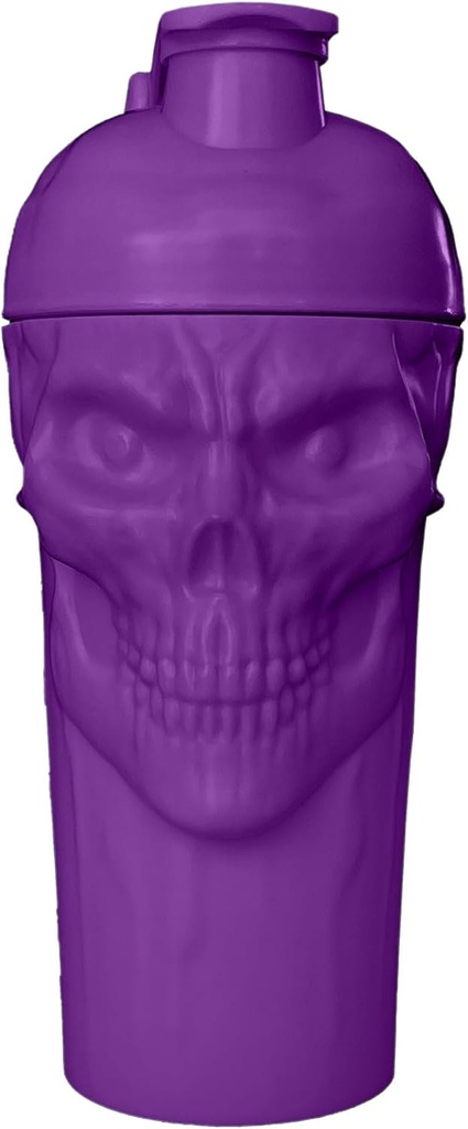 JNX SPORTS The Curse! Skull Shaker Şişe, 24Ounce, Grape Limited Edition, Supplement Mikser with Classic Ring Top