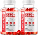 LIVORKA (2 Pack) Ketosyn ACV Gummies, Keto Syn Gummies, Ketosyn Keto Plus ACV Gummies, Keto Syn ACV Gummies 1.