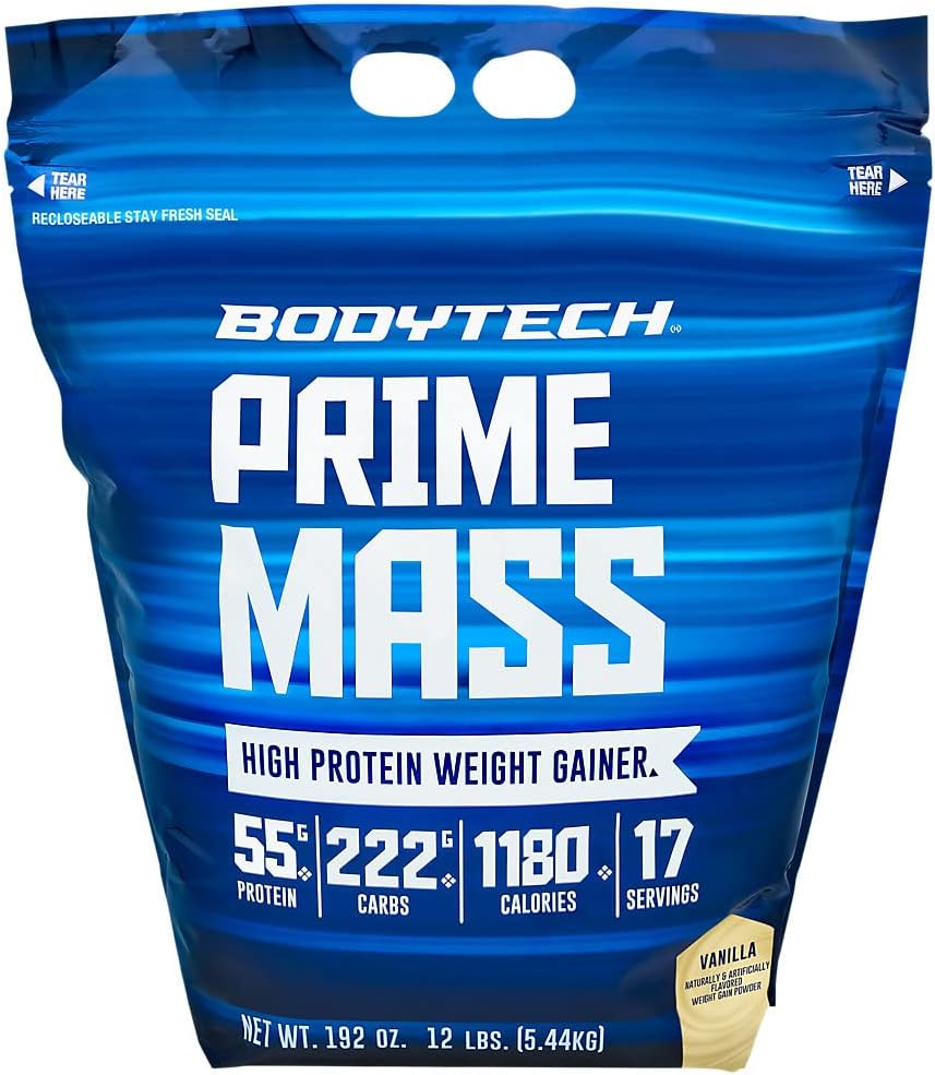 BODYTECH Prime Mass - Vanilla (12 lbs./17 Servings)