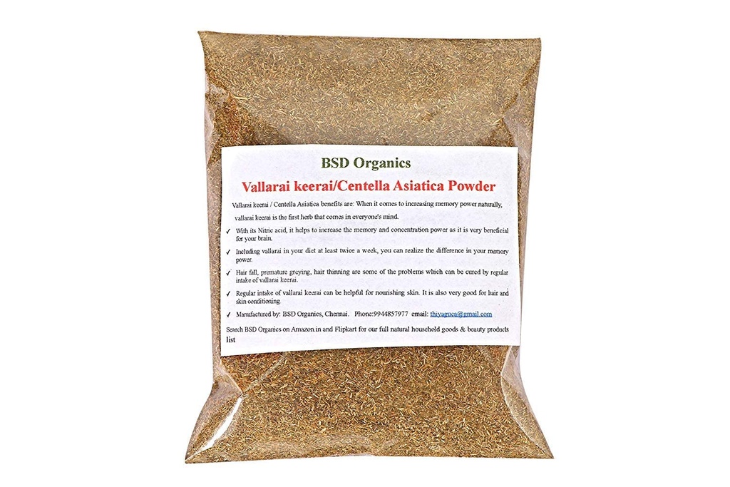 vallarai keerai/Centella Asiatica/Brahmi Toz - 100 Gram / 1.7 Ounce