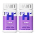 Habit Libido Supplement 2 Pack (120 Capsules) - Yeni Bak, Doğal Aphrodisiac Mix with Maca, Ashwagandha L-Arginine, Supports Energy and Performance, Vegan, Non-GMOMOMO