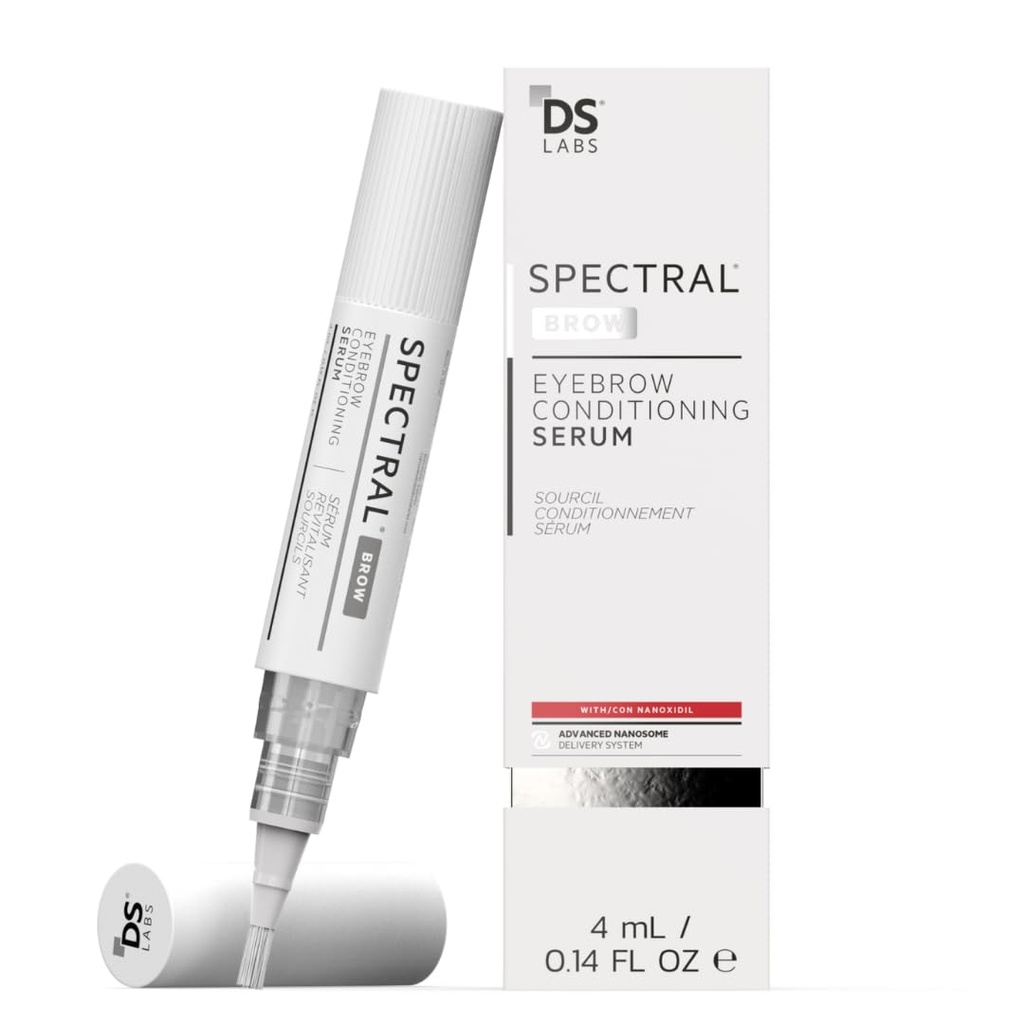 DS Labs Spectral (στα Αγγλικά). BROW Ορός Κατάστασης Οφθαλμών - Υποστηρίζει Fuller, Thicker, Looking Brows, με Nanoxidil, Retinol & Hyaluronic Acid, Paraben Free, Sulfate Free, Cruelty Free
