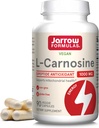 Jarrow Formulas® L-Carnosine Dipeptid Antioksi 1000 mg, Diyet Supplement, Mitochondrial Health, 90 Veggie Capsules, Up to 45 Day Supply