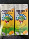 CHERIFER Forte Syrup w/Taurine & Double Klorella Büyüme Faktörü + çinko 120 ml ( 2 Şişenin Paketi)