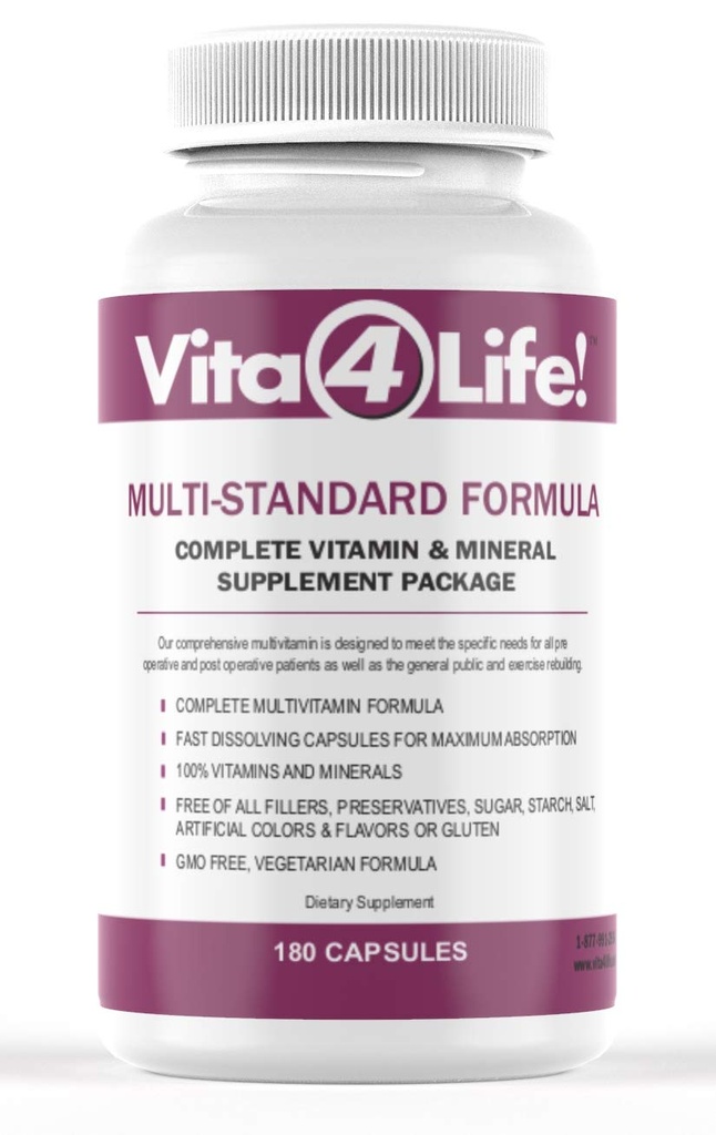 Bariatrik Multivitamins, Multi-Standal Formula - 180 Kont