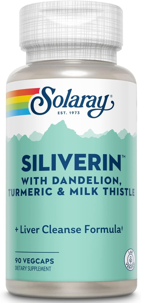 SOLARAY Siliverin, Veg Cap (Btl- Plastic) 140mg 