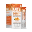 OM MUSHROOM SFOOD Energy Plus Mushroom Toz İçecek Mix, Citrus Orange, Single Serve, 10 Kont, Mushroom Mix, Cordyceps, Yerba Mate, Tumeric, B Complex, Pre-Workout, Immune Supplement