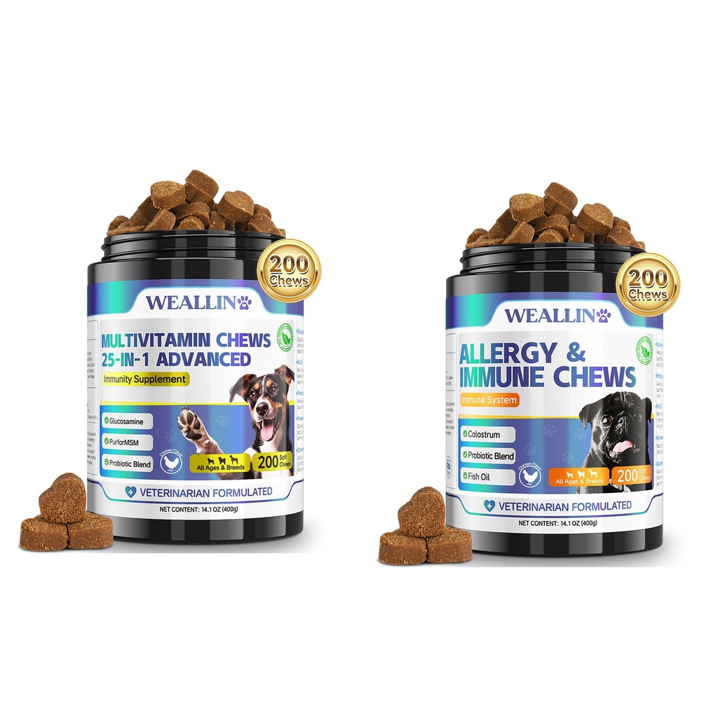 Köpek Vitaminleri ve Köpek Alerjisi Chews