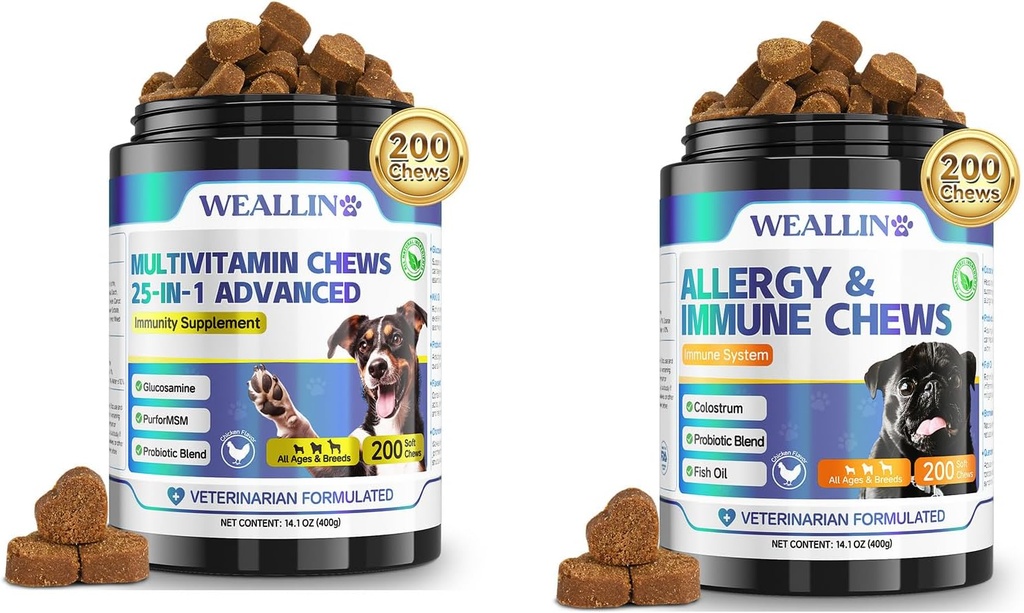 Köpek Vitaminleri ve Köpek Alerjisi Chews