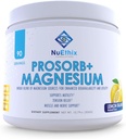 NuEthix Formulations Prosorb + Magnezyum Diyeti Tamam, 200 mg Magnezyum Fiziksel ve Ruh Sağlığı, C vitamini, Süt-Free, Gluten Free, & Non-GMO, Limon İtalyan Buz, 90 Hizmetler