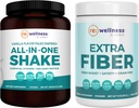 Reignite Wellness από JJ Virgin Vanilla Paleo-Inspired All-in-One Shake και Extra Fiber Powder Συμπλήρωμα