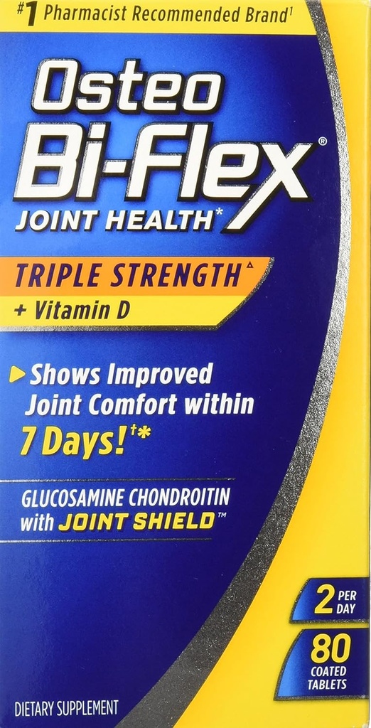 Osteo BiFlex Triple Strength Glucosamine Chondroitin Ortak Shield D, 80 Kont