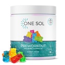 Kadınlar için Bir Sol Pre-Workout, Geliştirilmiş Pump & Focus, No Jitters Or Crash, Natural Materialss, 100% Vegan, Gluten Free & Soy Free, (Gummy Bear)