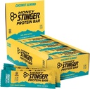 Honey Stinger protein Bar, Coconut Almond, protein Egzersiz, Endurance ve Performans, Spor Beslenme Snack for Home & Gym, Post Workout, Box of 15