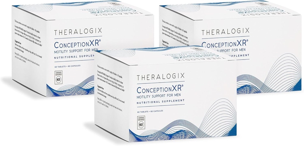 Theralogix ConceptionXR Mottitude Support Formula - Men's Preconception Vitamins for Ferttitude Support - Erkek Ferttitude Supplements for Sperm Health* - NSF sertifikalı, 360 Count (90-Day Supply)