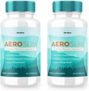 (2 Pack) AeroSlim Capsules - AeroSlim Diyetary Supplement for Advanced Kilo Health, Maximum Strength All- Natural Pills for Targeting Belly Fat, Kilo Management Formula, Aero Slim (120 Capsules)