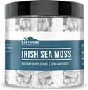Earthborn Elements Irish Sea Moss 200 Capsules, Pure & Undiled, No Wordss