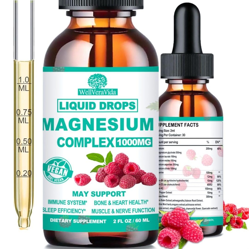 Cortisol Detox για γυναίκες & άνδρες w. Super Calm 16-σε-1 Μαγνήσιο, Θεανίνη, Ashwagandha, St Johns Wort, Lemon Balm, Cortisol Wellness Υγρές σταγόνες για ισορροπημένη κορτιζόλη, Harmone Ισορροπημένη & Χαλάρωση
