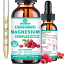Cortisol Detox για γυναίκες & άνδρες w. Super Calm 16-σε-1 Μαγνήσιο, Θεανίνη, Ashwagandha, St Johns Wort, Lemon Balm, Cortisol Wellness Υγρές σταγόνες για ισορροπημένη κορτιζόλη, Harmone Ισορροπημένη & Χαλάρωση