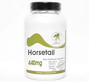 Horsetail 440mg ~ 200 Κάψουλες - Χωρίς Πρόσθετα ~ Συμπληρώματα Φύσης
