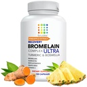 Bruizex Ultra Bromelain ve Quercetin Bruising Relief Supplement, 120 Capsules | Bruized Skin, Trauma Recovery and Swelling Surgery Supplements | Contains Bromelain, Quercetin, Turmeric ve Boswelliaia
