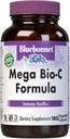 Bluebonnet Beslenme Mega Bio-C Formula Sebze Kapsülleri, Yüksek Potency Buffered Vitamin C, Immune Health, Soy Free, Gluten Free, Non-GMO, Kosher, Dairy Free, Vegan, 180 Kont