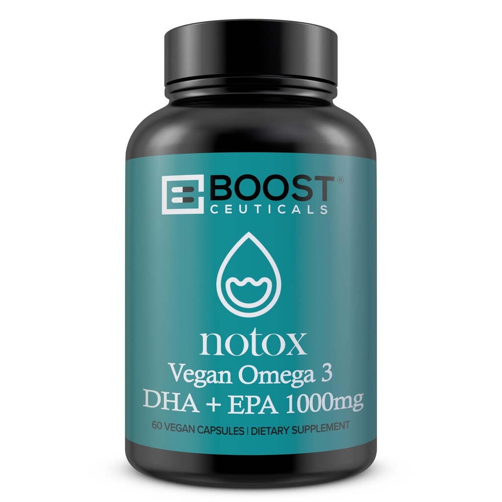 BoostCeuticals Vegan Omega 3 1000mg Φυτικά Άλγα Ωμέγα Όχι Stearates Μη GMO Χωρίς γλουτένη 