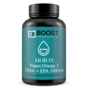 BoostCeuticals Vegan Omega 3 1000mg Φυτικά Άλγα Ωμέγα Όχι Stearates Μη GMO Χωρίς γλουτένη 