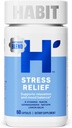 Habit Stres Yardım Supplement (60 Capsules) - Yeni Bak, Destekler Rahatlama ve Mood Balance, B, Adaptogens, Lemon Balm, Calming, Vegan, Non-GMO (1 Pack)