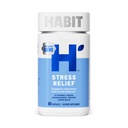 Habit Stres Yardım Supplement (60 Capsules) - Yeni Bak, Destekler Rahatlama ve Mood Balance, B, Adaptogens, Lemon Balm, Calming, Vegan, Non-GMO (1 Pack)