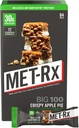 MET-Rx Big 100 Colossal Protein Bars, Crispy Apple Pie Meal Change Bars, 4 Count