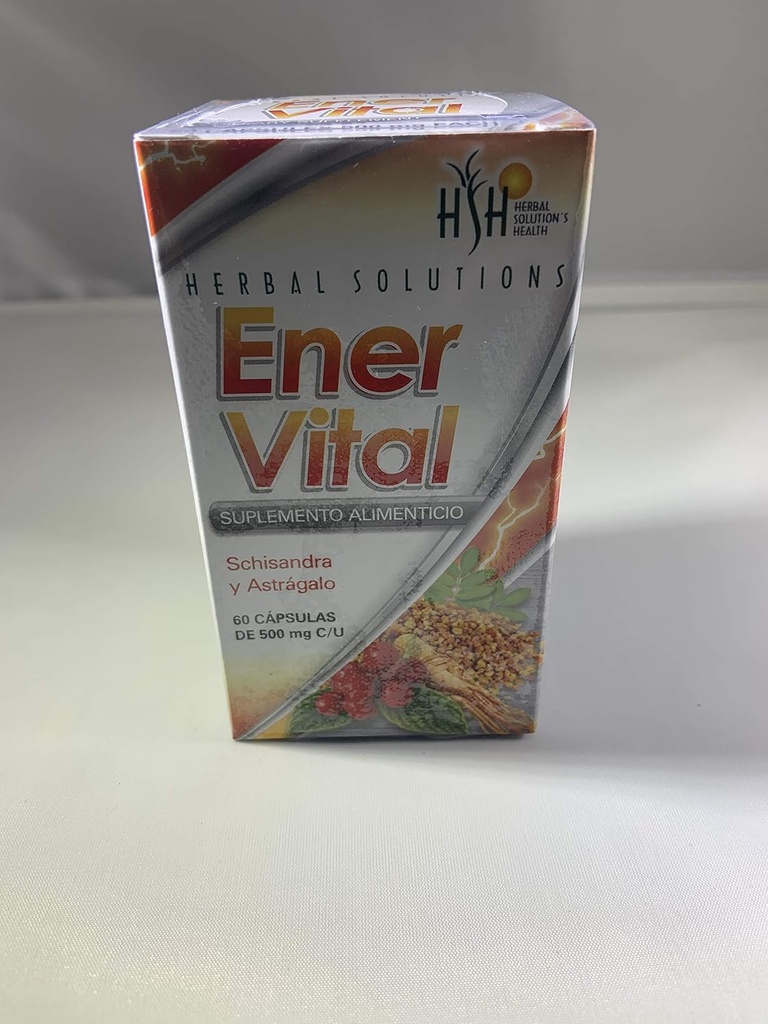 Ener Vital Capsules (60 Caps, 500 mg each) (w/Schisandra & Astragalus)