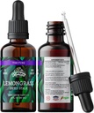 Limongrasss Tincture, Organik Limongrasss Ekstraksiyon (Cymbopogon Citratus) Herbal Supplement, Soğuk Olmayan Organik Sebze Glycerin, 700 mg, 2 oz (60 ml)
