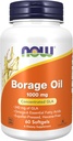 NOW Foods Supplements, Borage Oil 1000 mg with 240mg of GLA (Gamma Linolenic Acid), 60 Softgels
