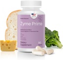 Houston Enzymes - Zyme Prime - 90 Capsules - Digestive Enzymes Women & Men Enzyme, Carb, Fat & Protein Breakdown, Helps Intoler, Bloating & Gas, Digestive Health Supplement
