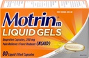 Motrin IB 200 mg Ibuprofen Sıvı Gel Ağrısı Aches & Pain, 80 ctt