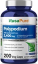 NusaPure Polypodium Leucotomos 10:1 Ekstraksiyon, 240 mg 2400 mg 200 Veggie Capsules (Vegetarian, Non-GMO, Vegan)