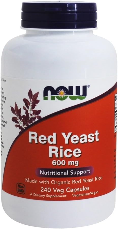 Red Yeast Rice 600 mg, 240 Vcaps, şimdi Gıdalar