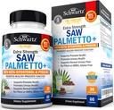 Pygeum Bark Extract ve Beta-Sitosterol ile Erkekler için Palmetto - Destekler Prostate Health and Health Prostate Function - Supports Urinary Health and Normal Urinary Flow - Non GMO Gluten Free 60 Ct