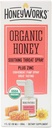 HoneyWorks Adult Throat Spray for Sore Throat Relief, 1 Oz, Soothing Non-GMO USDA Organic Dark Honey + çinko, Fast-Acting Relief, Ages 12 Years++++
