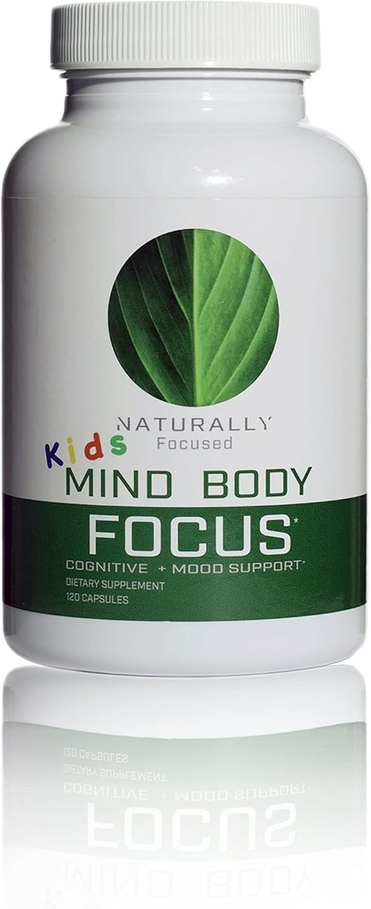 Çocuklar Mind Body Focus | Natural Nootropic Brain Supplement for Focus, Memory and Mood Support - Ruh Clarity, Concentration and Cognitive Performance with Mucuna, Bacopa, Rhodiola Phosphatidylcholine