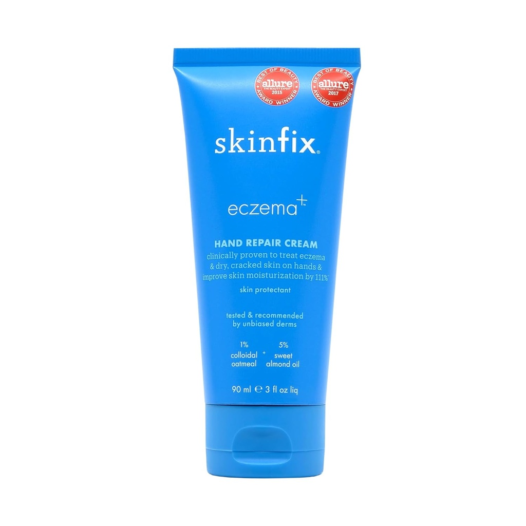 Skinfix Eczema+ Hydrating Hand Cream: Eczema & Kuru, Cracked, Hassas cilt, 3 FL Ozzema+ Hydrating Hand Cream: To Address Eczema & Kuru, Cracked, Hassas deri, 3 FL Oz