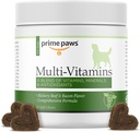 Köpekler için Multivitamin - Etkili Formula Köpekler ve Puppiler için - Köpek Vitaminleri Tamam Chews - Beef Bacon Flavor - 60 ctt
