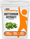 BulkSupplements.com Butterbur Extract Toz - Butterbur Supplements, Antioksis Supplement - Vegan & Gluten Free, 150 mg per Service, 100g (3.5 oz) (Paket 1)