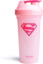 Smartshake Lite Justice League protein Shaker Şişe 800 ml – DC Comics Water Şişe, Leakproof BPA Free Gym Shaker And Protein Toz (Supergirl)