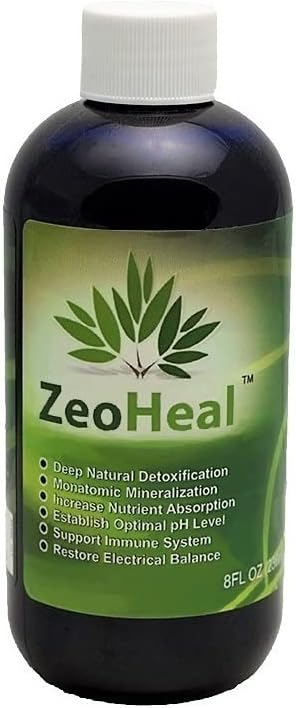 ZeoHeal - Humic and Fulvic Acid Mineral Supplement 8 Fluid Ounce (Single)